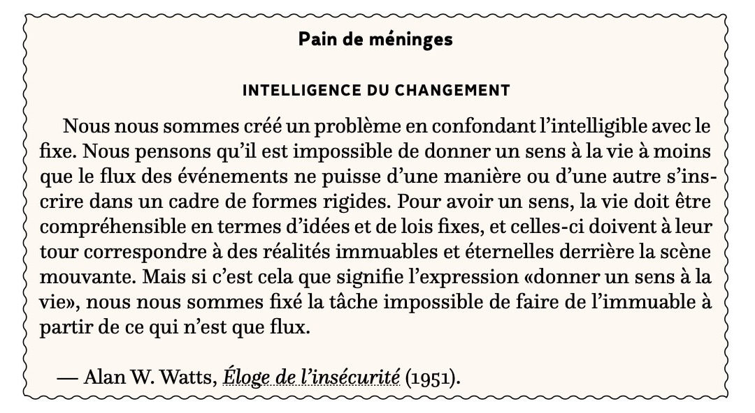 Intelligence du changement