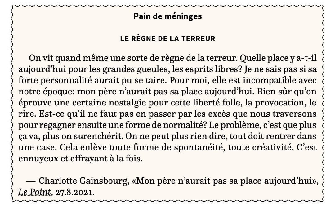 Le règne de la terreur