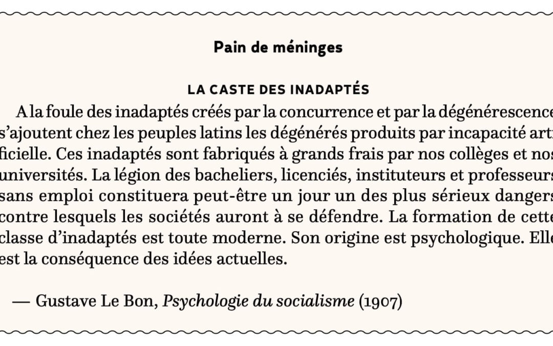 La caste des inadaptés