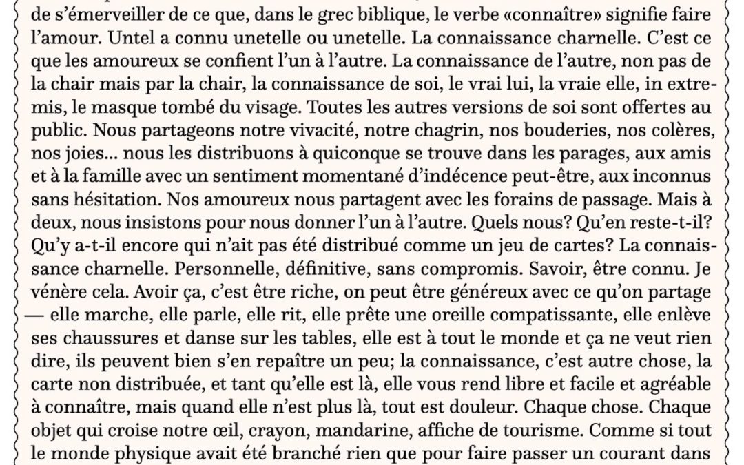 Qu’est-ce que l’amour?