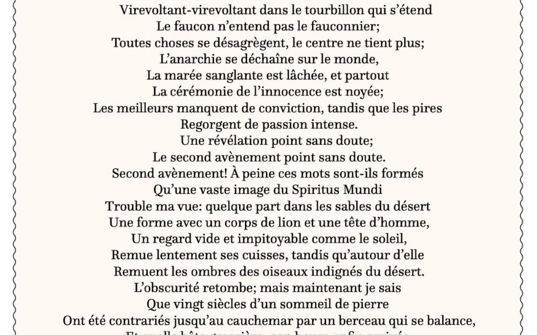 Le second avènement