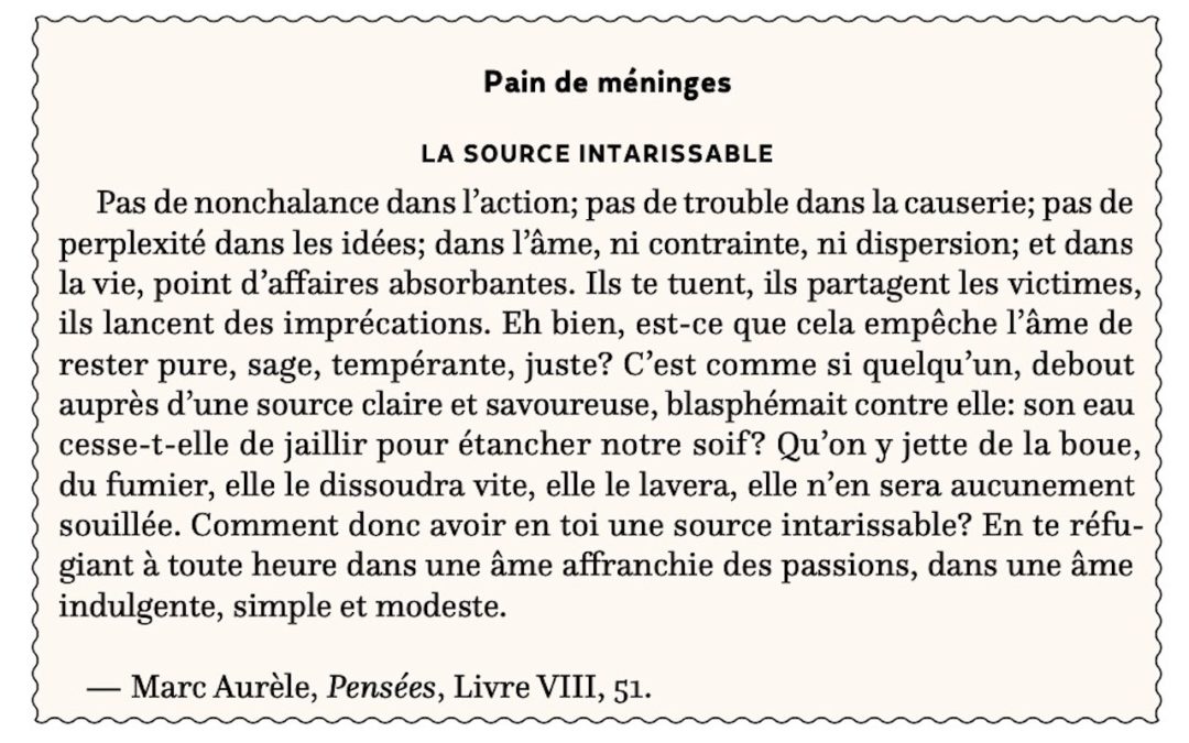 La source intarissable