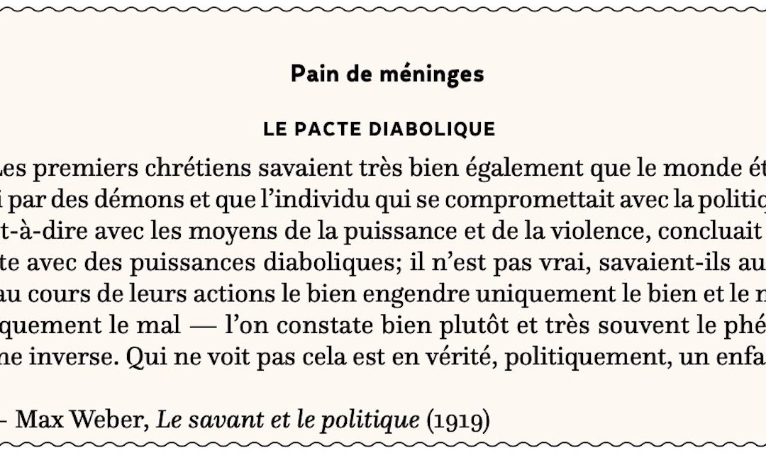 Le pacte diabolique