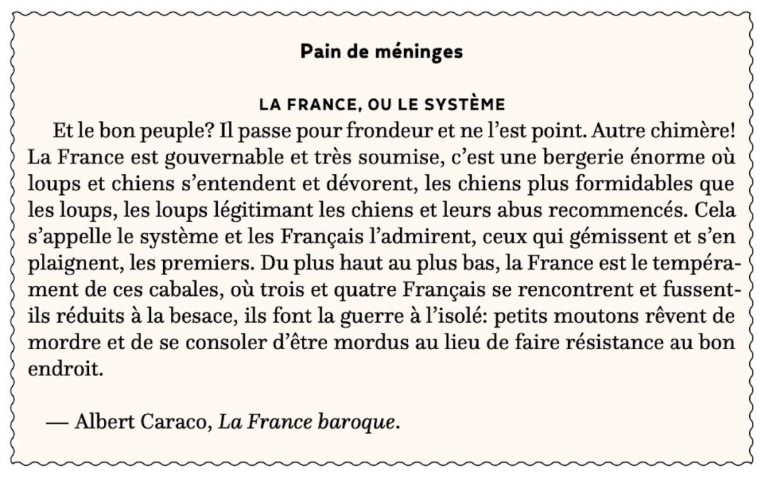 La France, ou le Système