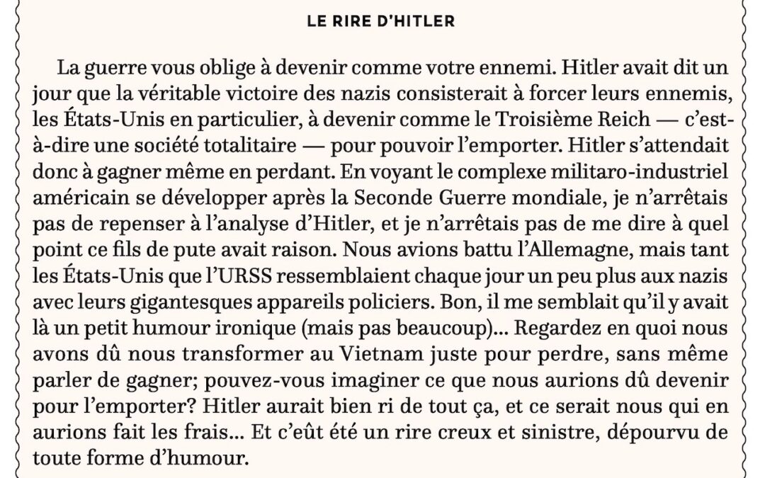 Le rire d’Hitler