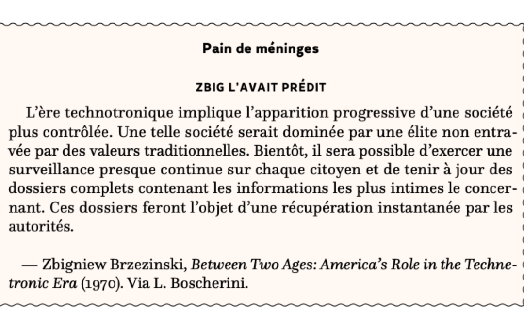 Zbig l&rsquo;avait prédit