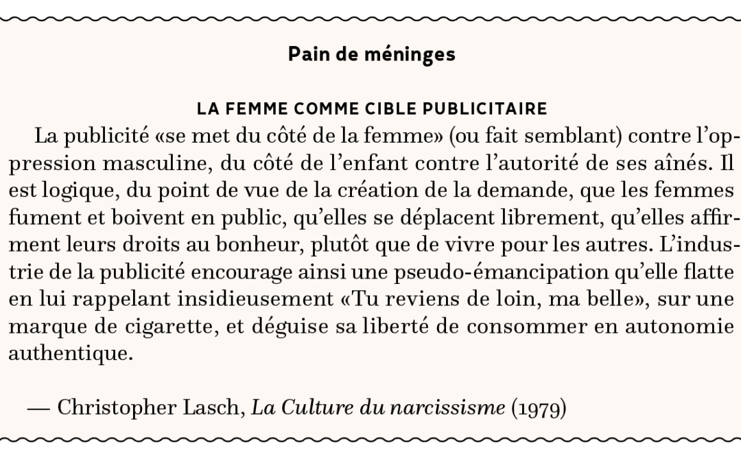 La femme comme cible publicitaire