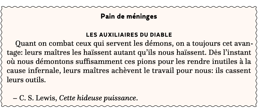 Les auxiliaires du diable