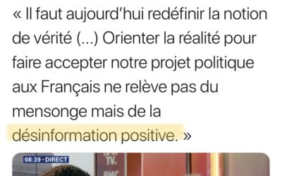 #UE | La désinformation positive n’est pas un bobard