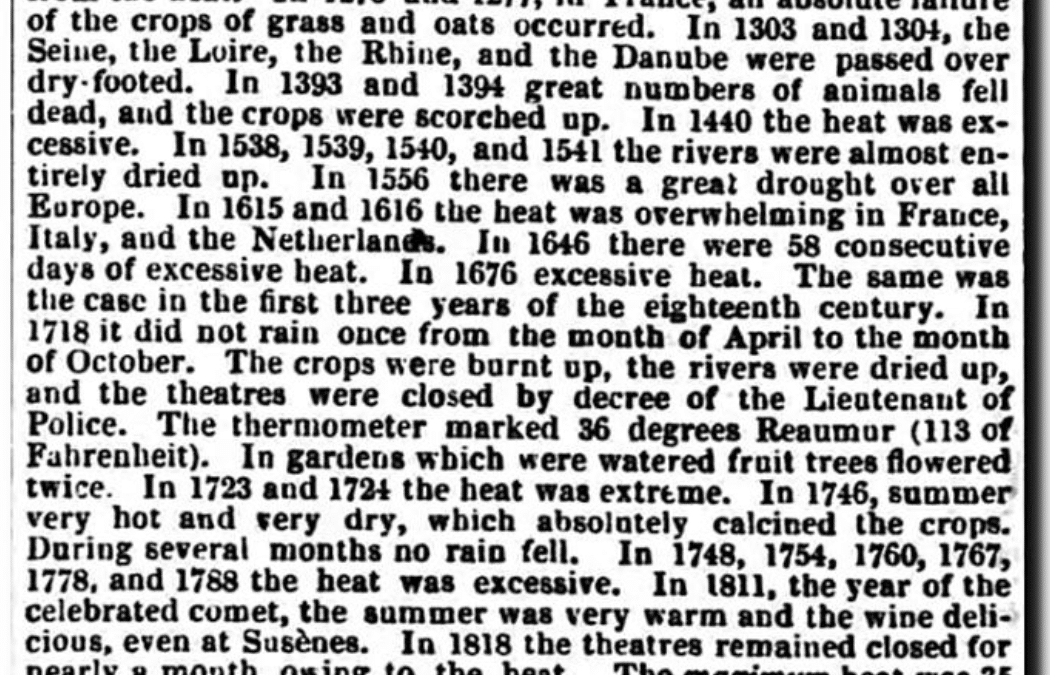 #CLIMAT | De la banalité des canicules