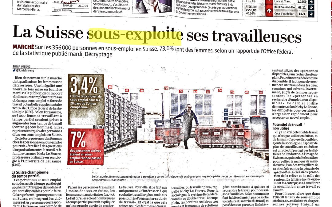 #FEMINISME | Quand «Le Temps» vend la mèche…