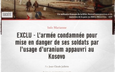 KOSOVO | L’uranium appauvri existe — quand il tue les occupants!