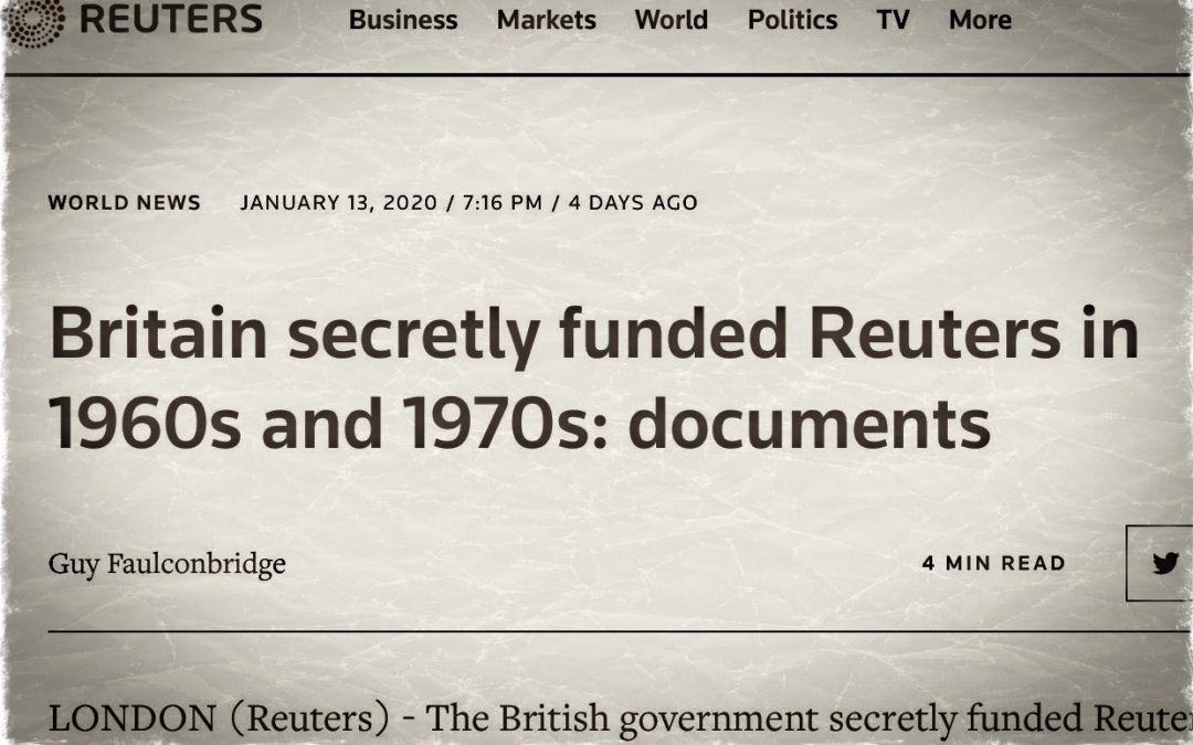 MÉDIAS • Reuters, danseuse du gouvernement britannique