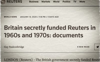 MÉDIAS • Reuters, danseuse du gouvernement britannique