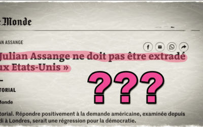 ASSANGE • Le mensonge effronté du «Monde»