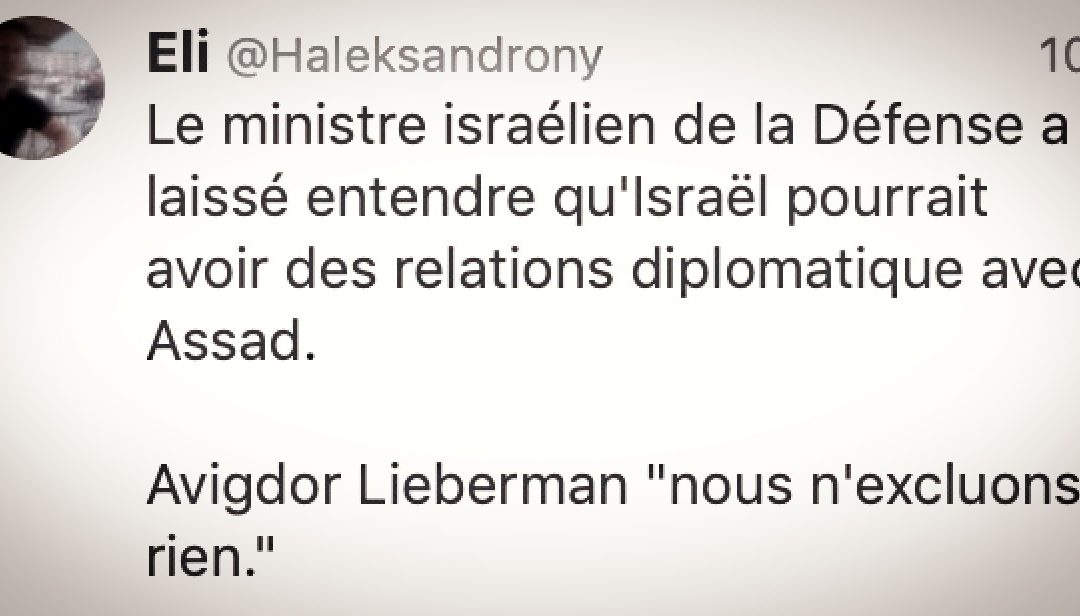 SYRIE • Un fil Twitter utile à suivre