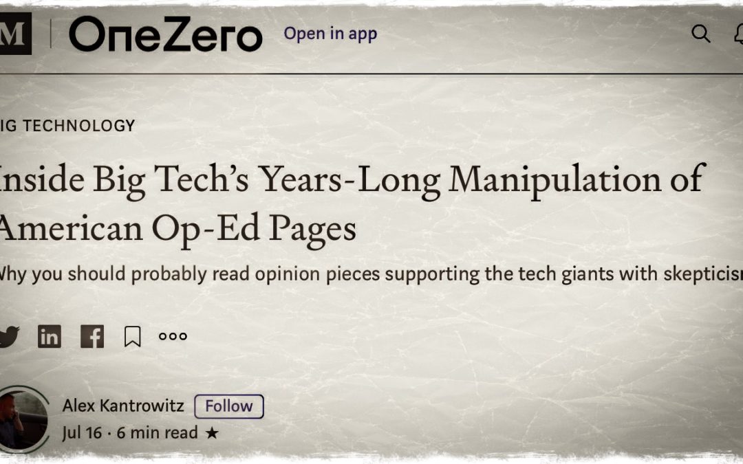 MÉDIAS • La big tech écrit, les journalistes signent