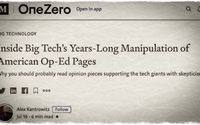 MÉDIAS • La big tech écrit, les journalistes signent