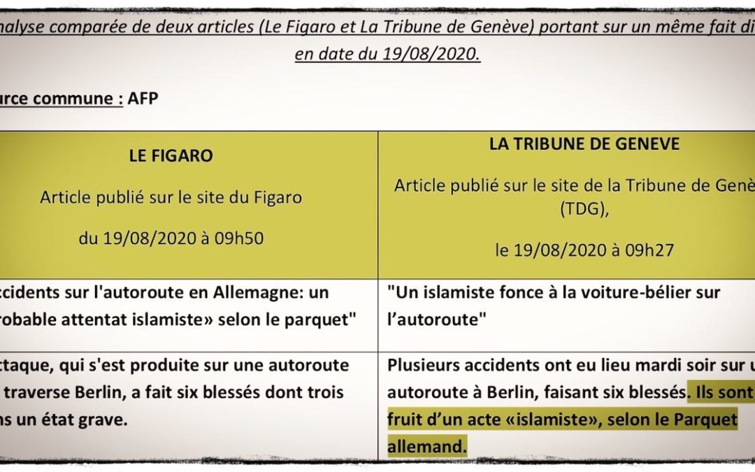 ISLAMISME • Comment «Le Figaro» court-circuite le Parquet allemand