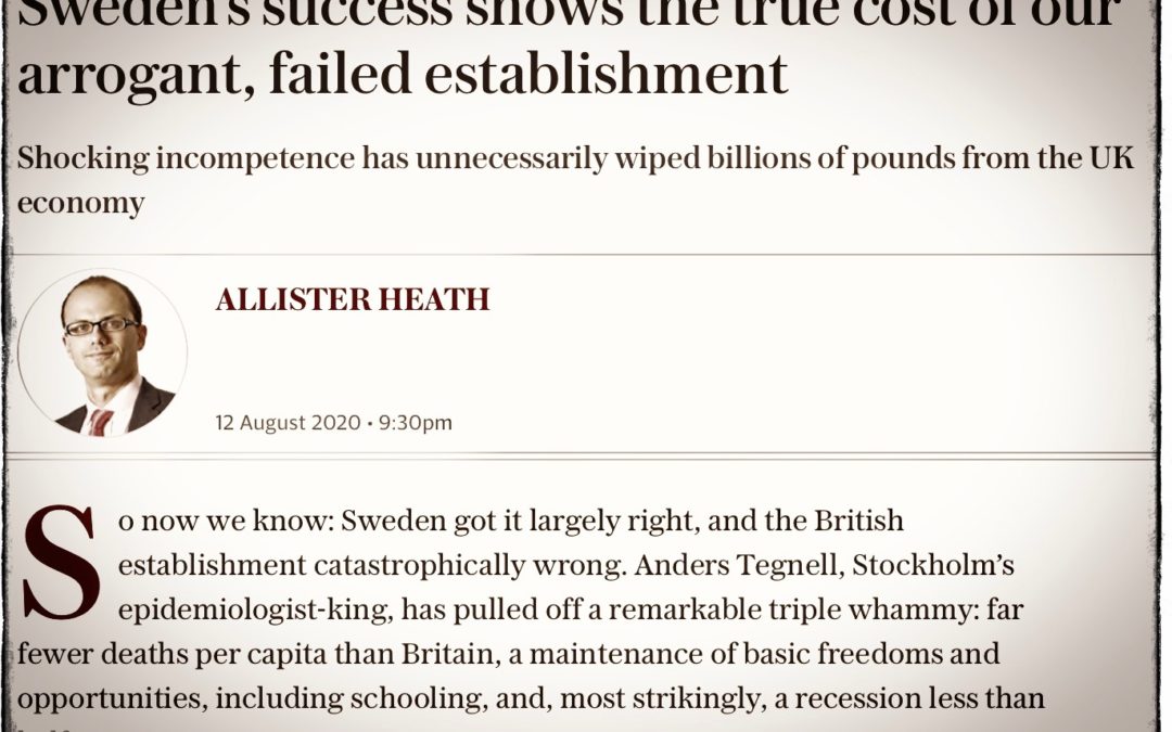 COVID_19 • La Suède largement gagnante