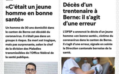 COVID_19 • Le trentenaire décédé était une fake news