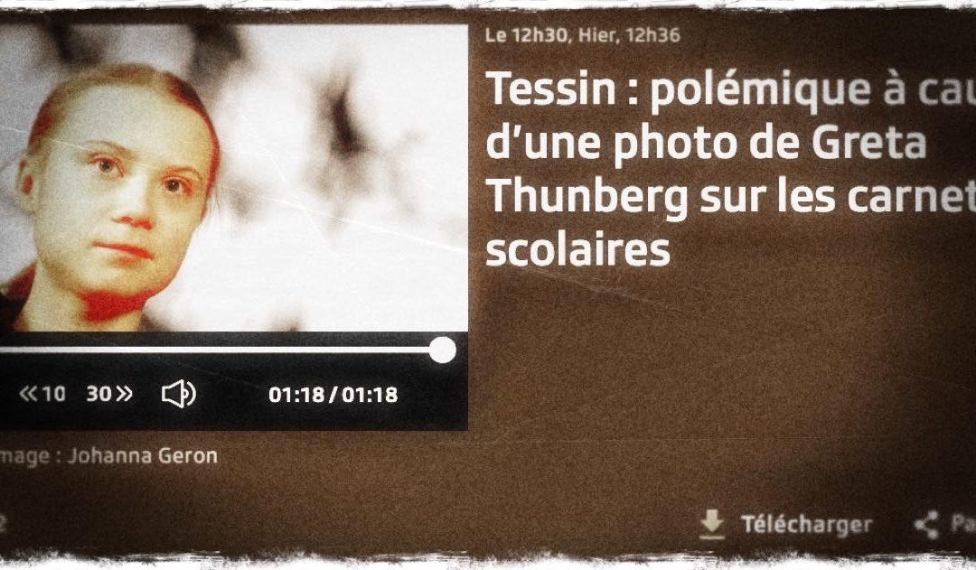 SUISSE • Greta vous surveille même en classe