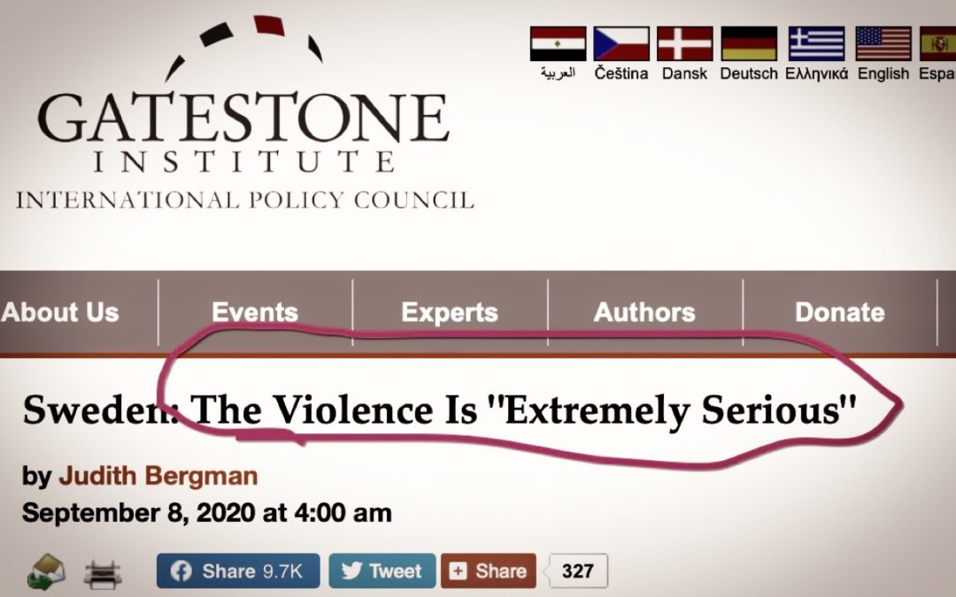 ÉMEUTES • Les allumettes suédoises