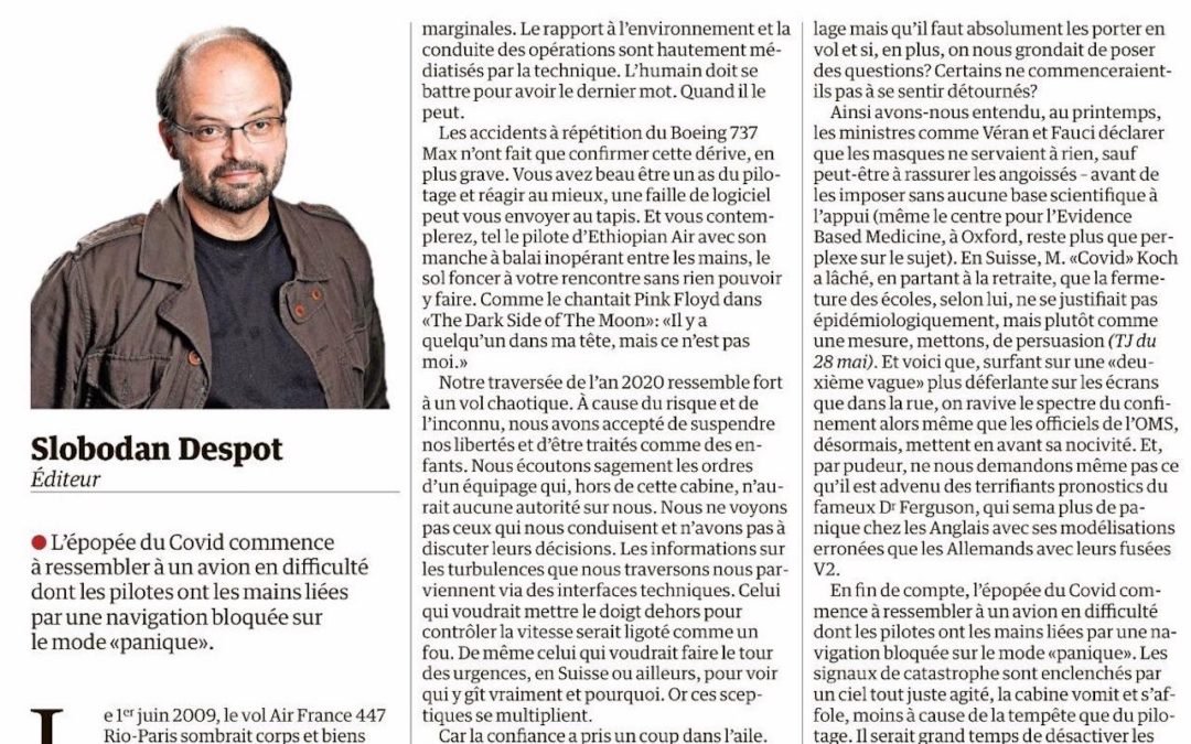 COVID-19 • Navigation bloquée en mode «panique»