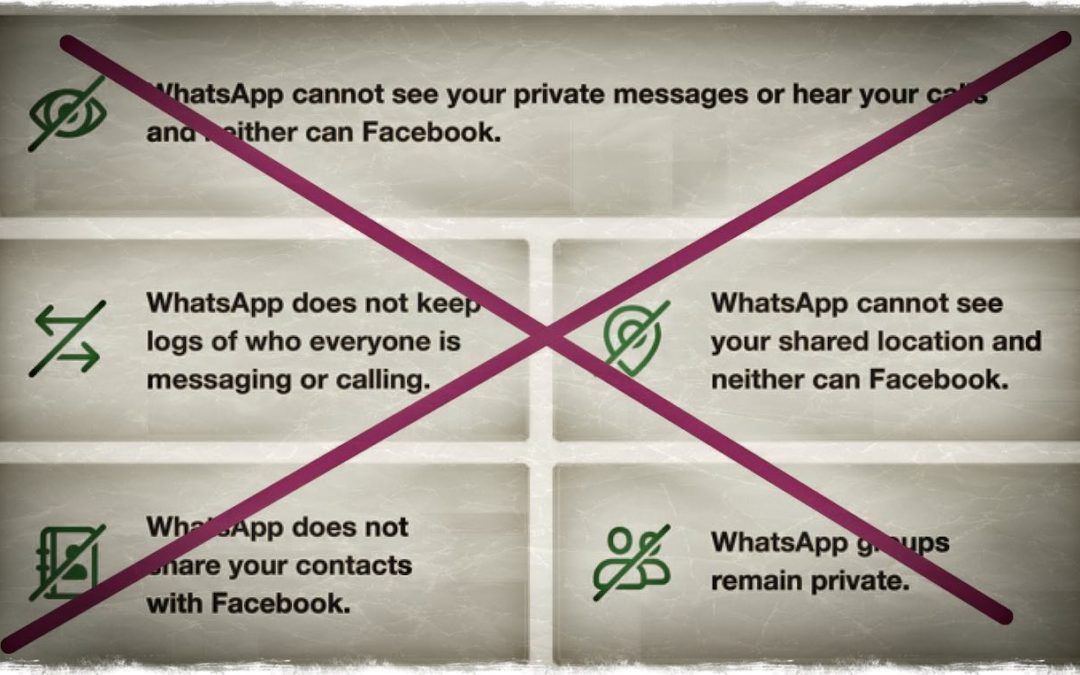 WHATSAPP • Naufrage et sauve-qui-peut