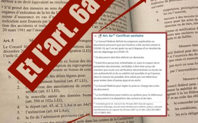 SUISSE • Loi Covid-19, sur quoi vote-t-on vraiment?