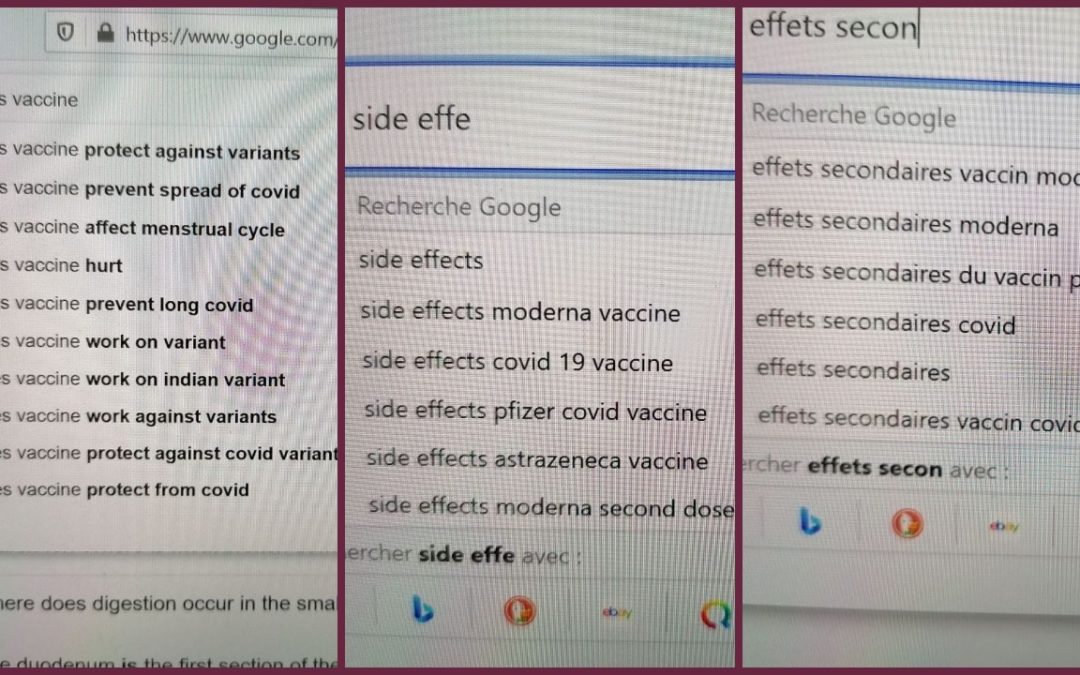 GOOGLE • Le baromètre de l’inquiétude publique