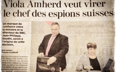 SUISSE • Le patron des renseignements congédié