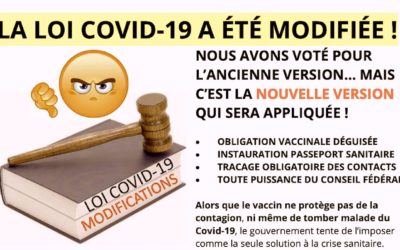 LOI COVID-19 • Référendum contre la tromperie légale!